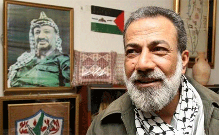 el jefe palestino Munir al Maqdah